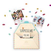 Carte de vœux d'anniversaire Pop-up Explosion avec deux cubes d'images 3D et confettis Carte de vœux d'anniversaire Pop-up surprise