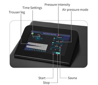 Appareil de pressothérapie multifonctionnel à compression d'air avec fonction combinaison intégrale pour salon de beauté, analyseur de peau