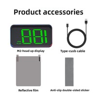 Wei Ying M2 Head-Up Display HUD, Velocímetro GPS Universal para Automóvil, Brújula, Fabricante de Shenzhen, Hecho en Shenzhen