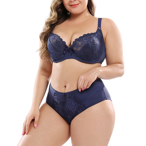 Ventes en gros de lingerie intérieure pour femmes, ensembles de <span class=keywords><strong>soutien</strong></span>-<span class=keywords><strong>gorge</strong></span> et culottes, sous-vêtements pour femmes grandes tailles - Product Image 3