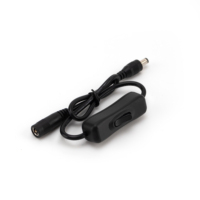 Câble d'alimentation personnalisé 60V DC 5.5*2.1mm avec prise USB 5521, connecteur 0.2M, rallonge pour routeur, système d'énergie solaire, IP65, contacts en cuivre 10A