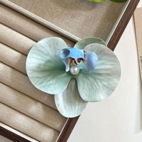 Hochwertige Phalaenopsis Orchidee Künstliche Blumen Hari Clip zum Aufhängen