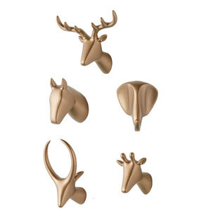 Decorazione di arte Singolo Animale Testa di <span class=keywords><strong>Cervo</strong></span> Ganci Appesi Decorazione Della <span class=keywords><strong>Parete</strong></span> di Casa - Product Image 5