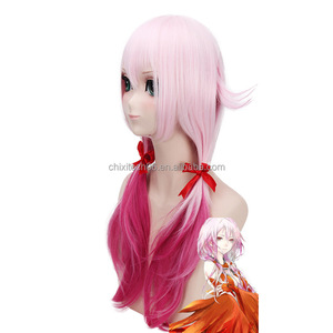 Peluca de cosplay Lord Shengda, sin corona, degradado rosado-púrpura, venta directa de fábrica, pelo sintético. - Product Image 3