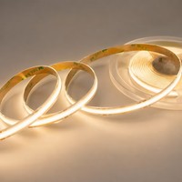 Bande LED COB 384 LED/m 12V 24V Largeur 8mm 9W/m Haute Densité Flexible Sans Points Éclairage Sans Soudure CRI90+