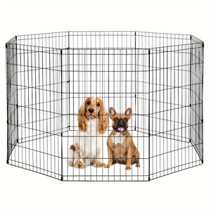Enclos pour animaux de compagnie, pliable, pour intérieur et extérieur, avec cryptage renforcé, <span class=keywords><strong>cage</strong></span> à poules, <span class=keywords><strong>cage</strong></span> à lapins, enclos pour poulets, enclos pour chiens, <span class=keywords><strong>cage</strong></span> pour ours Kirby. - Product Image 5