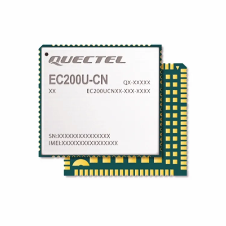 मूल Quectel 4G LTE बिल्ली 1 वायरलेस बीटी GNSS मॉड्यूल EC200U EC200U-CN डाउनलिंक 10 Mbps अपलिंक 5 Mbps