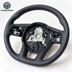 Volante de Cuero para Audi A4 B8 S5 B85 TT RS3 RS4 RS5 S4 S5 A6 C6 A3 8V A3 8P A4 B9 B6 A5 S3 8v A6 C8 A3 A5 B8 Rs3 8v A1 - Product Image 3