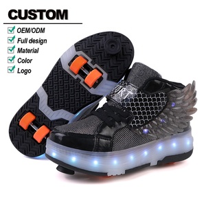 <span class=keywords><strong>Zapatillas</strong></span> Deportivas LED para Niños, con Carga USB, Brillantes, para Niñas y Niños, <span class=keywords><strong>Zapatillas</strong></span> de Patinaje - Product Image 2