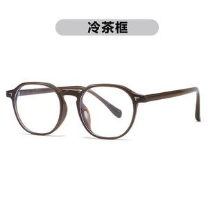 Montures de lunettes SPOEN, rondes, à monture complète, anti-lumière bleue, unisexes, TR90, légères - Product Image 3