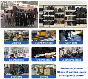 Sac à dos pour ordinateur portable, imperméable, pour homme, usage extérieur et bureau, double fermeture éclair, sac d'ordinateur durable avec rangement multi-couches - Product Image 5