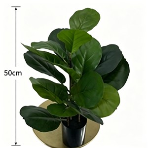 Wholesale Fiddle-leaf fig <b>Tree</b> – Large Potted Faux Green Plant for Home Office Décor - Product Image 2