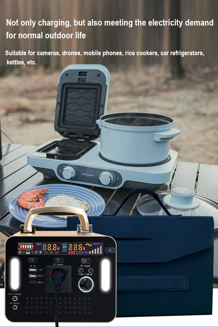 Folding Solar Panels Mini All In One  Portable Outdoor Lighting System Home Solar Power System Kit  Solar Energy System