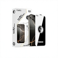 Protection d'écran en verre trempé sans bordure, anti-poussière ESD, haute définition, en aluminium de 0,55 mm, résistant à 300°C, grand arc, pour iPhone 17 16 Pro Max