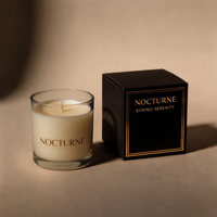 Porte-bougie en verre transparent de haute qualité, personnalisé, 7oz, 8oz, 10oz, 12oz, 14oz, avec couvercle et emballage en boîte, vide