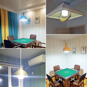 โคมไฟระย้าแบบยกได้ Jinglian Chess Room ดีไซน์เรียบง่ายสำหรับเล่นไพ่นกกระจอก พร้อมโคมไฟ LED แบบยืดหดได้ เหมาะสำหรับโรงแรมและเกสต์เฮาส์ - Product Image 1