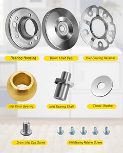 ชุดดรัม479332ดรัมเหมาะสำหรับฟิชเชอร์และ <span class=keywords><strong>paykel</strong></span> DE27ดรัมโหลดด้านบน DE62, degx, deix, DG27, DG62, dggx, dgix - Product Image 5
