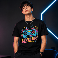 JNEI Custom Vintage Grafische T-Shirt Heren Oversized Streetwear 100% Polyester Sneldrogend 150gsm UV-Beschermd Shirt