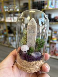 Florero de cristal grabado creativo moderno Fondo de panal de oro Galvanoplastia Cilindro transparente Cristal Día de San Valentín - Product Image 6