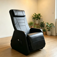 Bestseller Hochwertiger Moderner Holzrahmen PVC-Material Abnehmbarer Zero-Gravity-Massage-Sessel mit Verstellbarer Höhe und Stauraum
