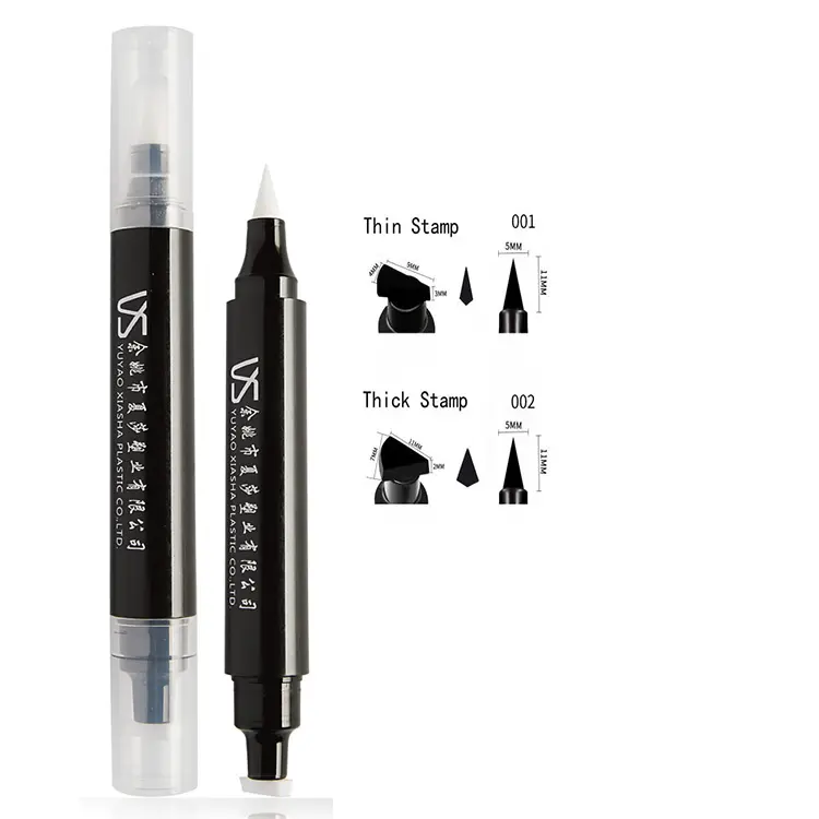 Lápis delineador em gel vazio, caneta com símbolo para etiqueta privada