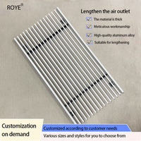 Grille de ventilation moderne en alliage d'aluminium pour retour d'air de climatiseur central, durable et facile à installer, pour usage commercial