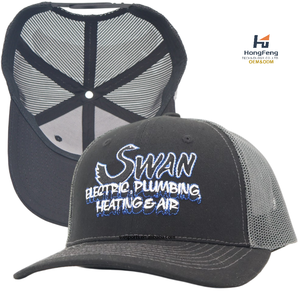 <span class=keywords><strong>Gorra</strong></span> de Pesca de 6 Paneles con Logotipo Bordado Personalizado, <span class=keywords><strong>Gorra</strong></span> Trucker Richardson 112 con Malla y Cierre a Presión, Gorras de Béisbol Trucker - Product Image 1