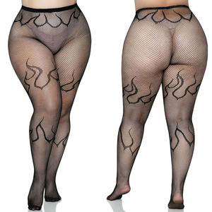 Lingerie sexy pour femmes, bas résille ajourés à bretelles, <span class=keywords><strong>collants</strong></span> résille, bas résille colorés <span class=keywords><strong>grande</strong></span> <span class=keywords><strong>taille</strong></span> - Product Image 6