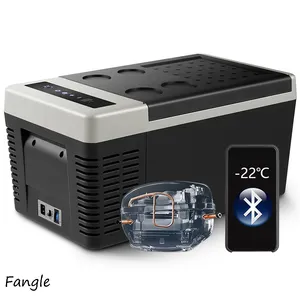 FC18 Compressor automático para carro, refrigerador eletrônico inteligente, caixa refrigeradora 12v/24v, mini refrigerador para carro