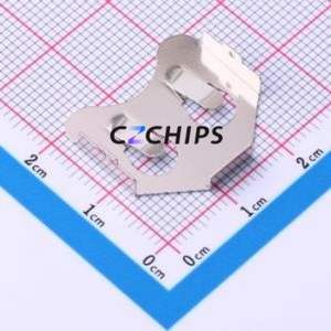 MY-2032-22 Button & Strip Battery Connector SMD Connector Battery Clip CR2032 Nickel - Product Image 2