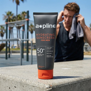 Protector Solar <span class=keywords><strong>Facial</strong></span> para Hombre de Marca Privada, FPS 50 PA++++, Amplio Espectro, Resistente al Agua y al Sudor, Hidratante, Sin Parabenos, Ligero - Product Image 4