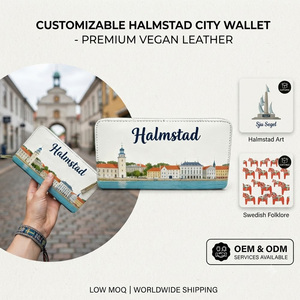 Bolsos Lavables Creativos Personalizados de Halmstad, Karaganda, Iberia, Helsingor, Hebrides, de Cuero, Forma Rectangular, Varios Estilos - Product Image 1