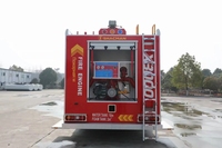 Camion-citerne de lutte contre les incendies Shacman X3000 6X4 avec pompe à jet de 50-70 m pour la lutte contre les incendies, exporté en Ouzbékistan