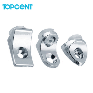 TOPCENT <strong>Glass</strong> Clamp Connectors Hinged <strong>Shelf</strong> <strong>Support</strong> Plastic <strong>Shelf</strong> <strong>Supports</strong> Kitchen Cabinets - Product Image 5