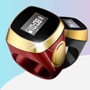 Nouvelle bague intelligente R100 2024, bague <span class=keywords><strong>de</strong></span> pèlerinage musulmane, bague <span class=keywords><strong>de</strong></span> santé intelligente, rappel <span class=keywords><strong>de</strong></span> la santé, compteur <span class=keywords><strong>de</strong></span> fréquence cardiaque, bague étanche pour hommes - Product Image 1