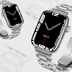 Bandes personnalisées en acier inoxydable 316L pour montre <span class=keywords><strong>Apple</strong></span> <span class=keywords><strong>Watch</strong></span> <span class=keywords><strong>Bracelet</strong></span> à fermoir solide finition brossée 20/22mm usine chinoise directe - Product Image 4