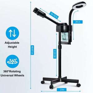 Beauty Salon Modern Portable Multi-Function Facial <b>Steamer</b> with Magnifying Glass Hydrating Features for Living Room Bedroom Use - Product Image 4