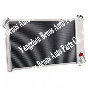 Radiateur 4 rangs en aluminium pour Pontiac Le-Mans / Tempest / <span class=keywords><strong>GTO</strong></span> 1965-1967 5.3L V8 - Product Image 1