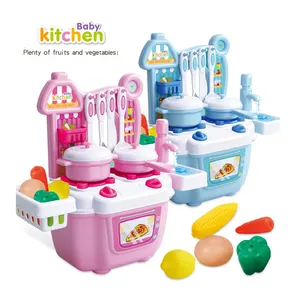 Детский игровой стол для приготовления пищи с пластиковой электрической посудомоечной машиной, детская игрушка для кухонной раковины, оптовая продажа