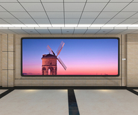 Écran LED pour hall d'entreprise, installation sans soudure, mur d'affichage LED P2.5, résolution 8K, HDR10+, cabinet LED fin, fréquence de rafraîchissement 3840Hz, 16 bits