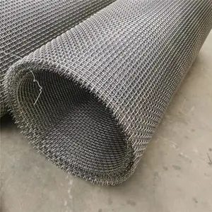 Stainless Steel Mining Sieving Wedge Vibrating Screen Mesh / Crimped Wire Mesh For Coal