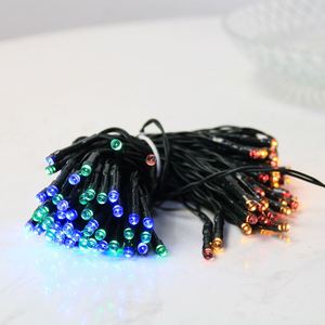 ไฟประดับตกแต่งคริสต์มาสแบบใหม่ ใช้น้ำเป็นตัวกระตุ้น 100 หลอด ไฟ LED หลากสี สำหรับตกแต่งภายนอกอาคาร ไฟคริสต์มาส ไฟประดับ - Product Image 6