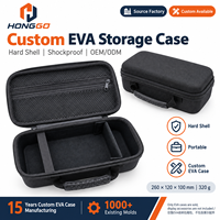 Mini projecteur, étui personnalisé en EVA, fabrication sur mesure OEM ODM, organiseur d'accessoires, protection d'équipement, sac de voyage rigide en EVA pour l'extérieur