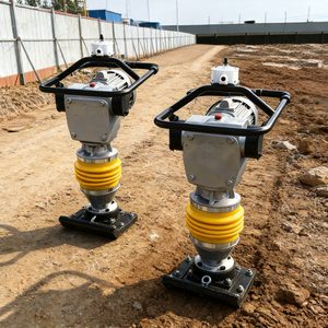 OEM定制颜色80型90型电动压路机，适用于市政管道供水燃气管道回填工程 - Product Image 3