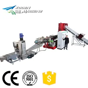 High quality recycled plastic granules making machine price