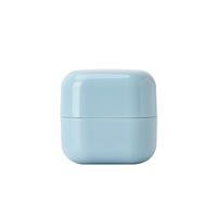 100 Pièces Pots carrés vides en PP de 5g, 10g, 20g, 30g, avec double paroi, en plastique vert, pour crème de maquillage, réf. HX260801