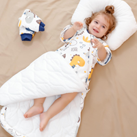 Sac de couchage pour enfants 3,5 Tog en coton biologique, différentes tailles, de la naissance à 4 ans