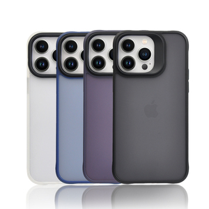 Premium traslucido opachi opachi pz morbido TPU rivestimento in gomma antiurto antiurto custodia per telefono cellulare per <span class=keywords><strong>iPhone</strong></span> <span class=keywords><strong>14</strong></span> 15 16 Pro - Product Image 1
