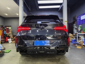 Diffusore Posteriore Nero Lucido con Scarico per <span class=keywords><strong>BMW</strong></span> G45 <span class=keywords><strong>X3</strong></span> M Sport Performance 2025-26 - Product Image 6