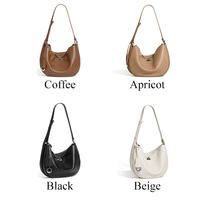 Sac Hobo en Cuir Multi-usages Classique Mat en Forme de Croissant Grande Capacité Décontracté Quotidien Voyage pour Femmes Fournisseur OEM